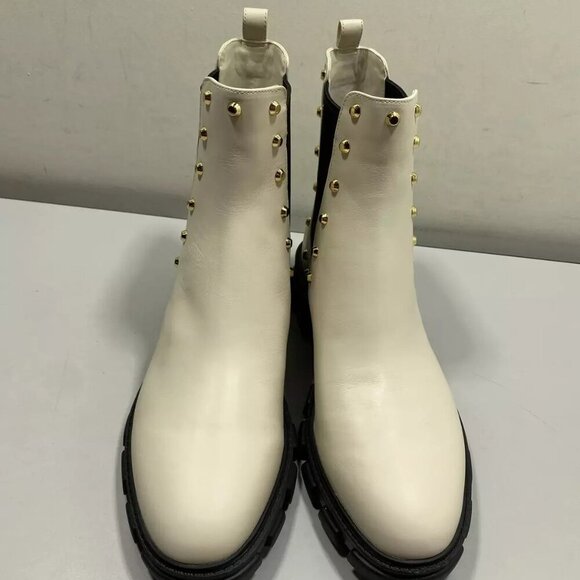 NEW MICHAEL KORS Women's Ridley Boots Size 10M Chelsea Pull-On Round Toe Studded - Picture 5 of 7